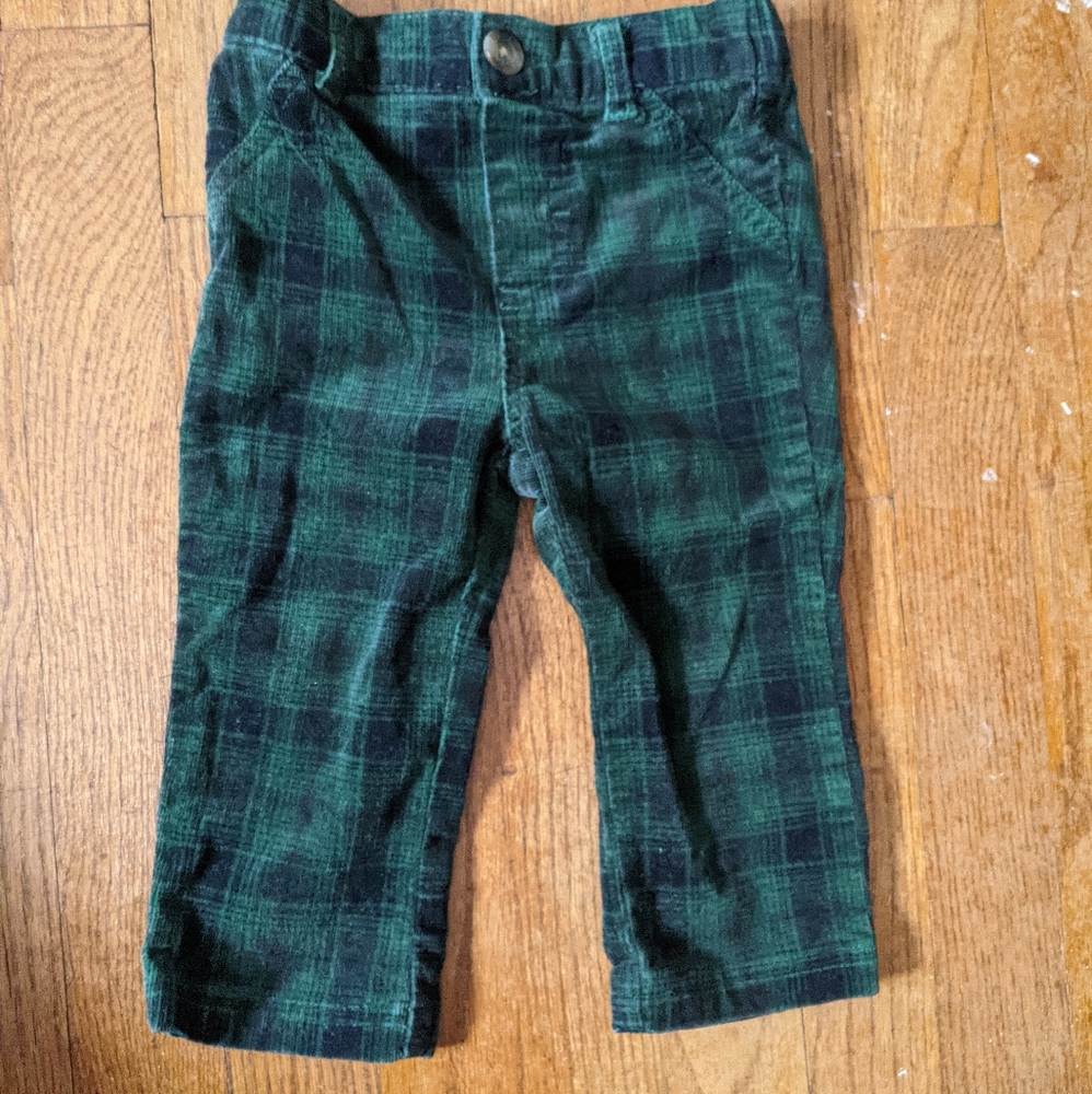 Cat & Jack Plaid corduroy Dress Pants